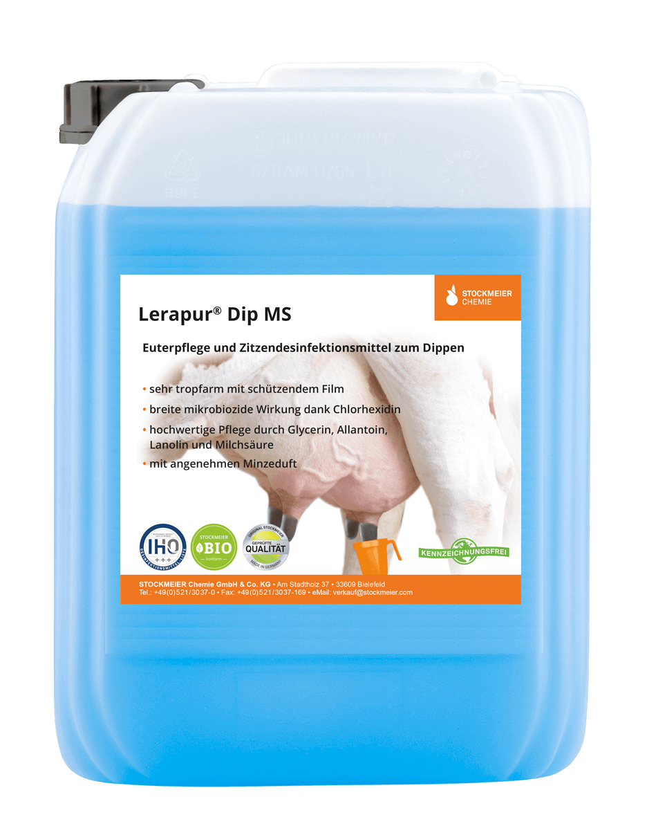 Lerapur DIP MS – Dezinfectant post-muls pentru igiena ugerului